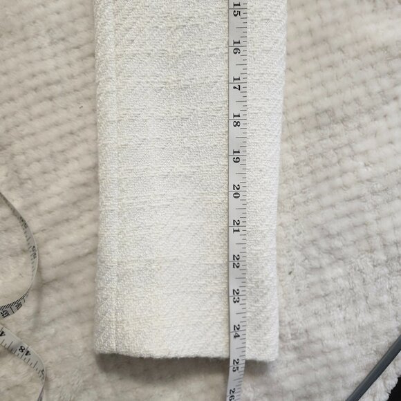 ZARA Women’s Cropped Double-Breasted Blazer – White – Size XL - Picture 7 of 11